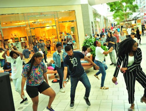 SAYS Spoken Word Event - people dancing